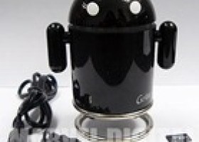 Green Android Robot USB Mini Radio & Speaker