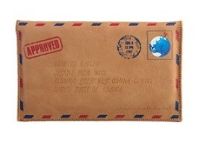 Brando Leather Postcard Pouch For iPhone 4