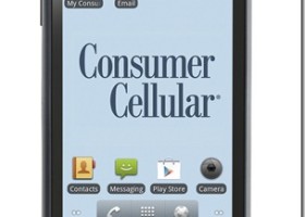 Consumer Cellular Intro Huawei 8800 Android phone