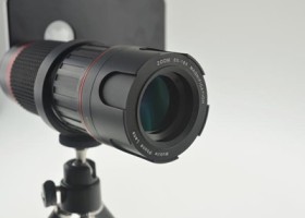 Usbfever Launches: Zoomable 6X-18X Long Range Telephoto Lens for iPhone 5s and 5