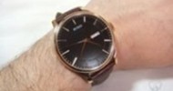 BUREI Men’s Brown Calfskin Leather Watch Review @ Technogog