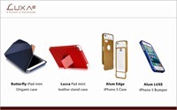LUXA2 iPad mini and iPhone 5 protective and stylish accessories.