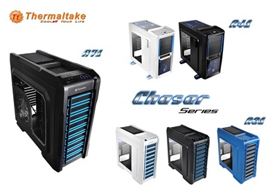 Thermaltake_s Chaser chassis series, refined performance with stunning e-Sportsgaming elements.