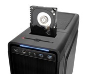 Thermaltake Urban S31 mid-tower case has top-mounted 2.5_ or 3.5_HDD Docking Station, which enables blazing fast file transfers