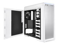 The preinstalled sound-damping foams for extreme silence purpose on both side panels of Thermaltake New Urban S31 Snow Edition reduce noise