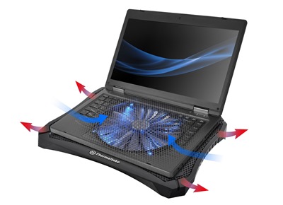 Thermaltake Massive V20 Laptop Cooling Pad - large 200mm fan with big airflow offers high cooling performance