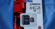 Kingston 64GB microSDXC Class 10 Memory Card Review