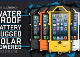 Snow Lizard Launches SLXtreme Solar Powered, Waterproof and Battery-Boosting Case for iPhone 5/5S