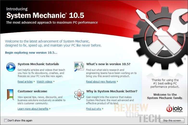system mechanic problems windows 10
