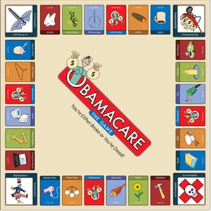 OBAMACARE -- THE GAME GAME BOARD