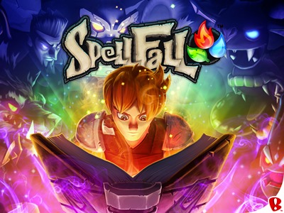 Spellfall title screen